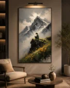 Mountain Serenity Canvas Wall Art
