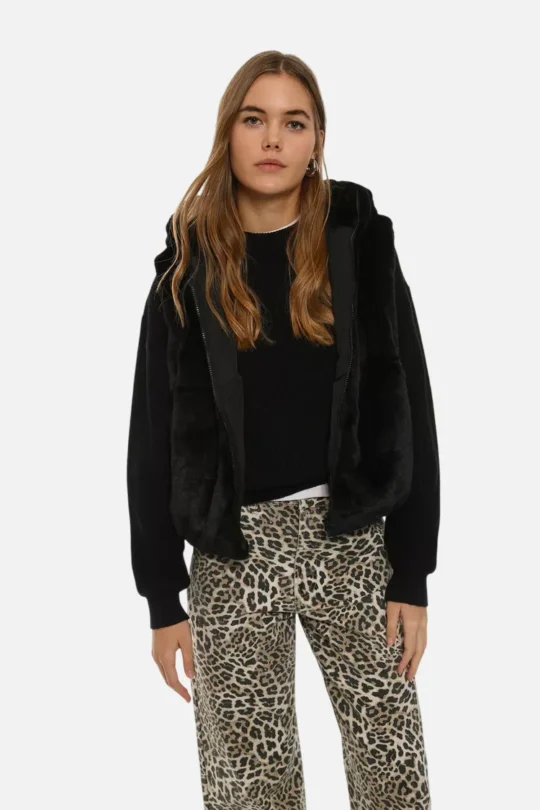 Faux fur gilet